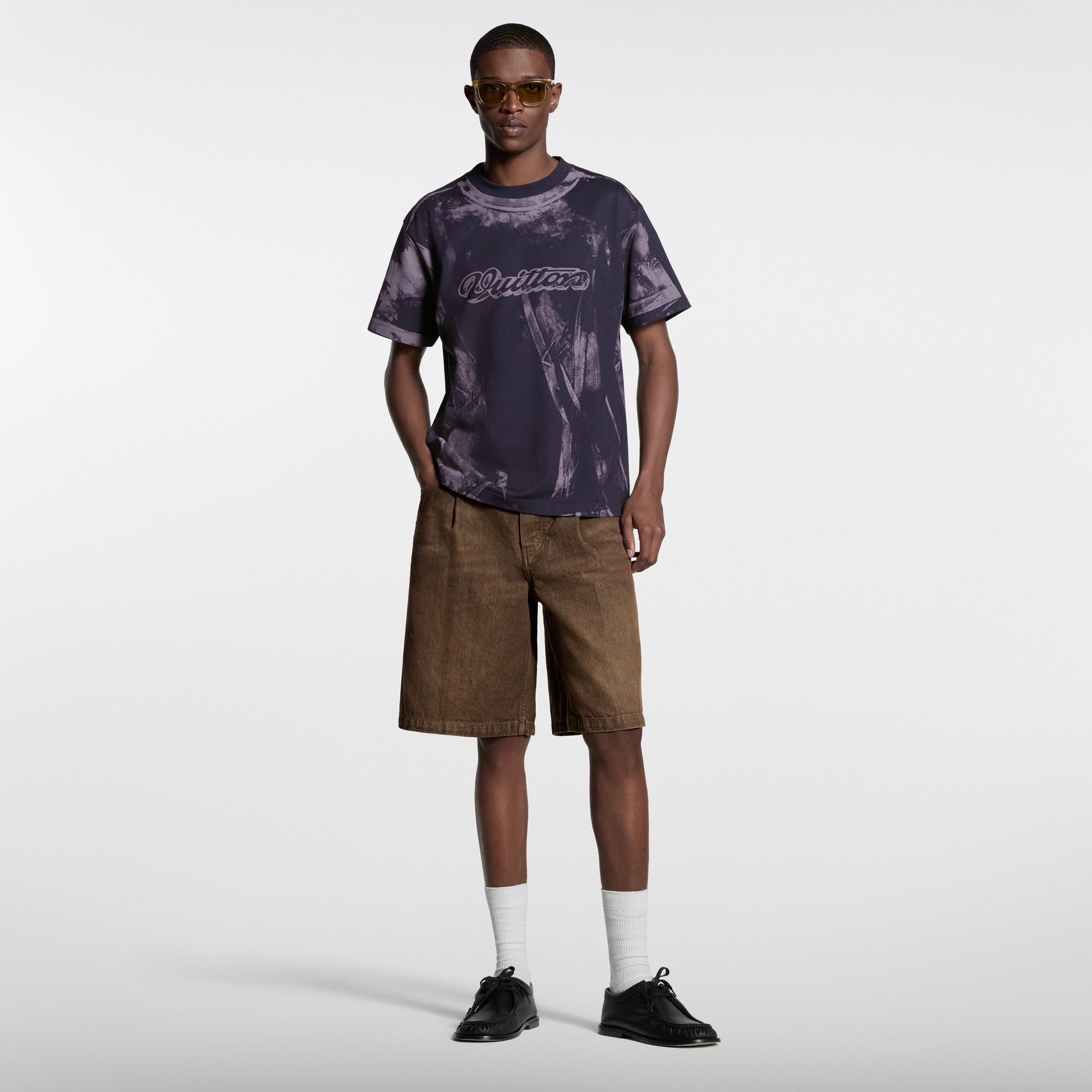 コーヒー インディゴ デニム ショートパンツ ｜ルイ・ヴィトン 公式